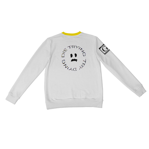 Ghostn Die Trying Sweater Back