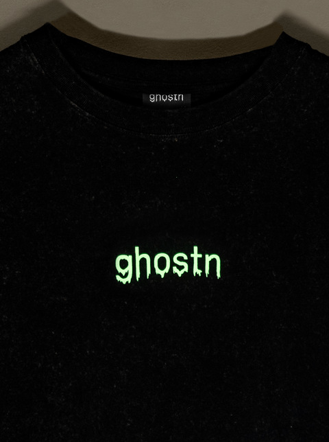 Ghostn glow in the dark logo shirt