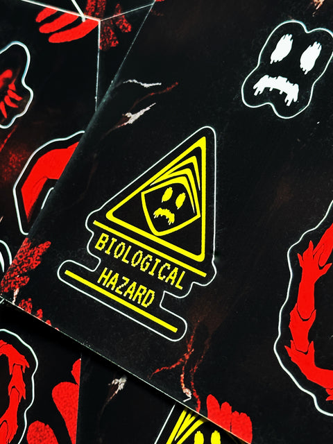 Red Rift Sticker Sheet