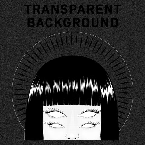 Ghostn, Watchful Angel, transparent peeker sticker
