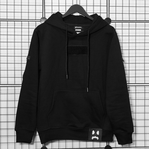 Ghostn Fundamentals Hoodie Flatlay Black