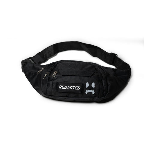Ghostn REDACTED patch on sling bag