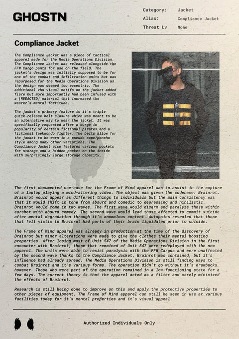 Compliance Jacket