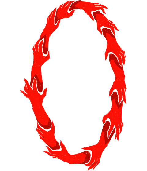 Red Rift Sticker Sheet