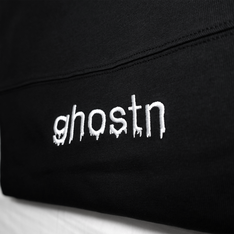 Ghostn Shoulder Zip Shirt Logo Embroidery Detail