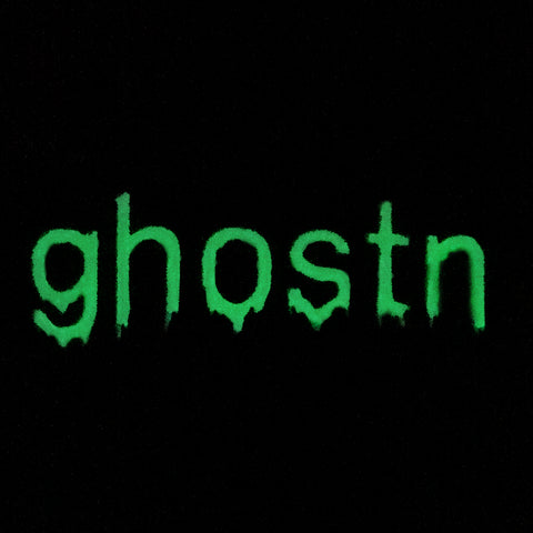 Ghostn logo patch glowing in the dark